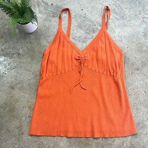 Y2K Vintage Studio 1940 Orange Sweater Tank